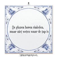 Humor Tap Sticker by Tegelspreuken.nl