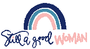 Mommingwithtruth rainbow good woman depression Sticker