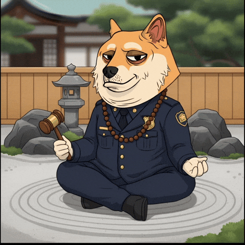 Meditating Shiba Inu GIF by Doge Pound