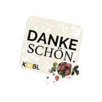 Thanks Bio Sticker by KOBL