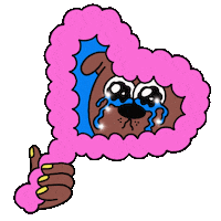 Sad Dog Sticker