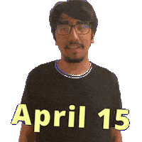 April 15 Sticker