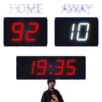 10 Away Sticker