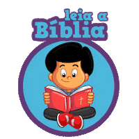 Jesus Book Sticker by 3 Palavrinhas