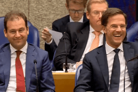 Mark Rutte Laughing GIF by VVD