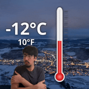 -12 °C