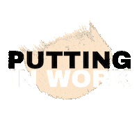 Putting In Work Sticker by Dayna Bolden