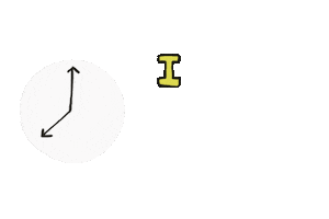 Clock Waiting Sticker by cypru55