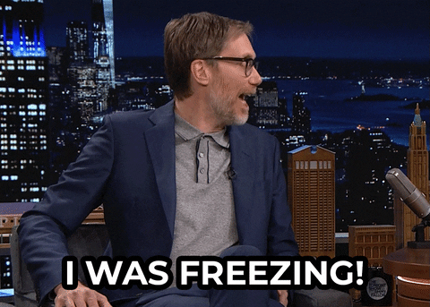 Freezing Tonight Show GIF by The Tonight Show Starring Jimmy Fallon