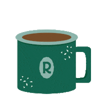 rostovscoffee coffee tea mug richmond Sticker