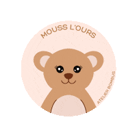 Doudou Ourson Sticker by Atelier Bombus