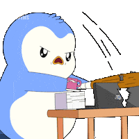 Angry Work Sticker by Pudgy Penguins