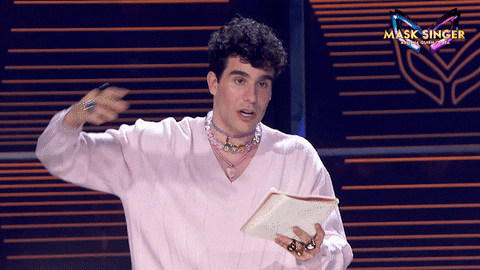 Javier Calvo Speech GIF by Mask Singer A3