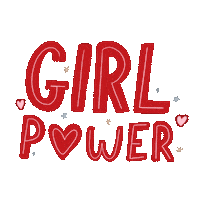 Girl Heart Sticker