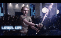morphin sword scott pilgrim morphin level up GIF