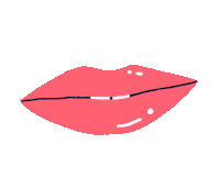Pink Kiss Sticker by Vera Dement