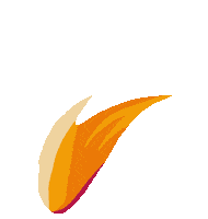 Fire Sticker by Vera Dement