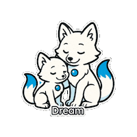 Blueaesthetic Parentandchild Sticker