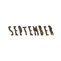 September Month Sticker