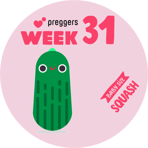 Baby Pregnancy Sticker by Preggers
