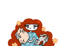 Cat Girl Sticker