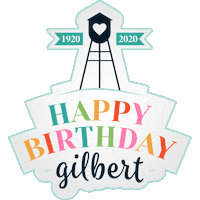 Gilbert Water Tower Sticker by Gilbert, Arizona