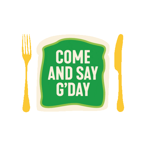 Toast Sticker by Australia