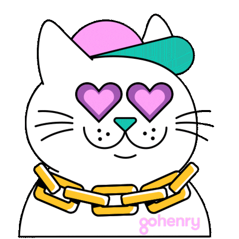 In Love Cat Sticker by gohenry