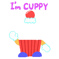 Cream Cupcake Sticker