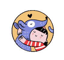 Dog Girl Sticker