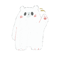cozybearcat cat smile kawaii hi Sticker