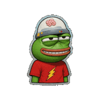 Pepe Bright Idea Sticker by The LSD Hotel