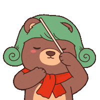 Keep Going Teddy Bear Sticker by BEARISH