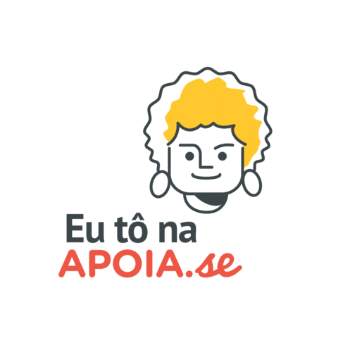 apoiase_ giphyupload mulher crowdfunding cta Sticker