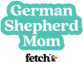 German Shepherd Love Sticker by Fetch by The Dodo