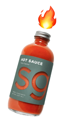 burning hot sauce Sticker by sweetgreen
