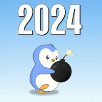 New Year Penguin GIF by Pudgy Penguins