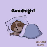 Nighty Night Sloth GIF by VeeFriends