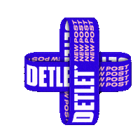 Detlet new new post post detlet Sticker