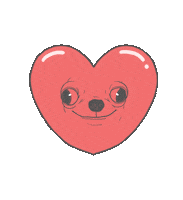Heart Love Sticker by godgwawa