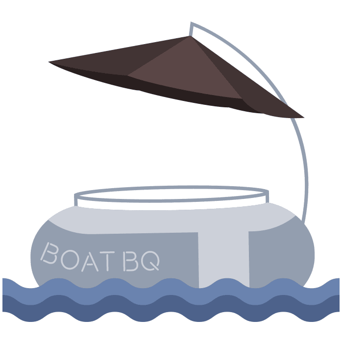 Boatbq Sticker by Production Pirates
