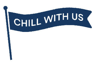 POPSPoparazzi chill social media flag frozen Sticker