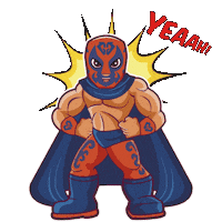 Me Gusta Lucha Libre Sticker by Guerrero Maya