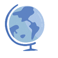Earth Globe Sticker by Shiseido Indonesia