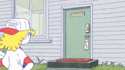 pizza knock GIF by Cartoon Hangover