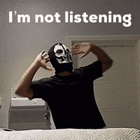Im Not Listening GIF