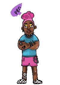 rose_may_scribble woman punk feminism ireland Sticker