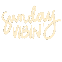 Sunday Vibe Sticker by YŌBI