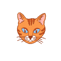 Tabby Cat Sticker by Bedsider