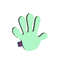 Hand Brain Dings Sticker by namslam